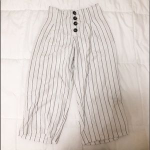 ASOS DESIGN Wide Leg Stripped Pants